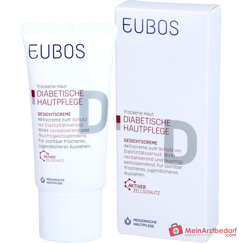 Eubos Diabetische Haut Pflege Gesichtscreme Creme, 50 ml.