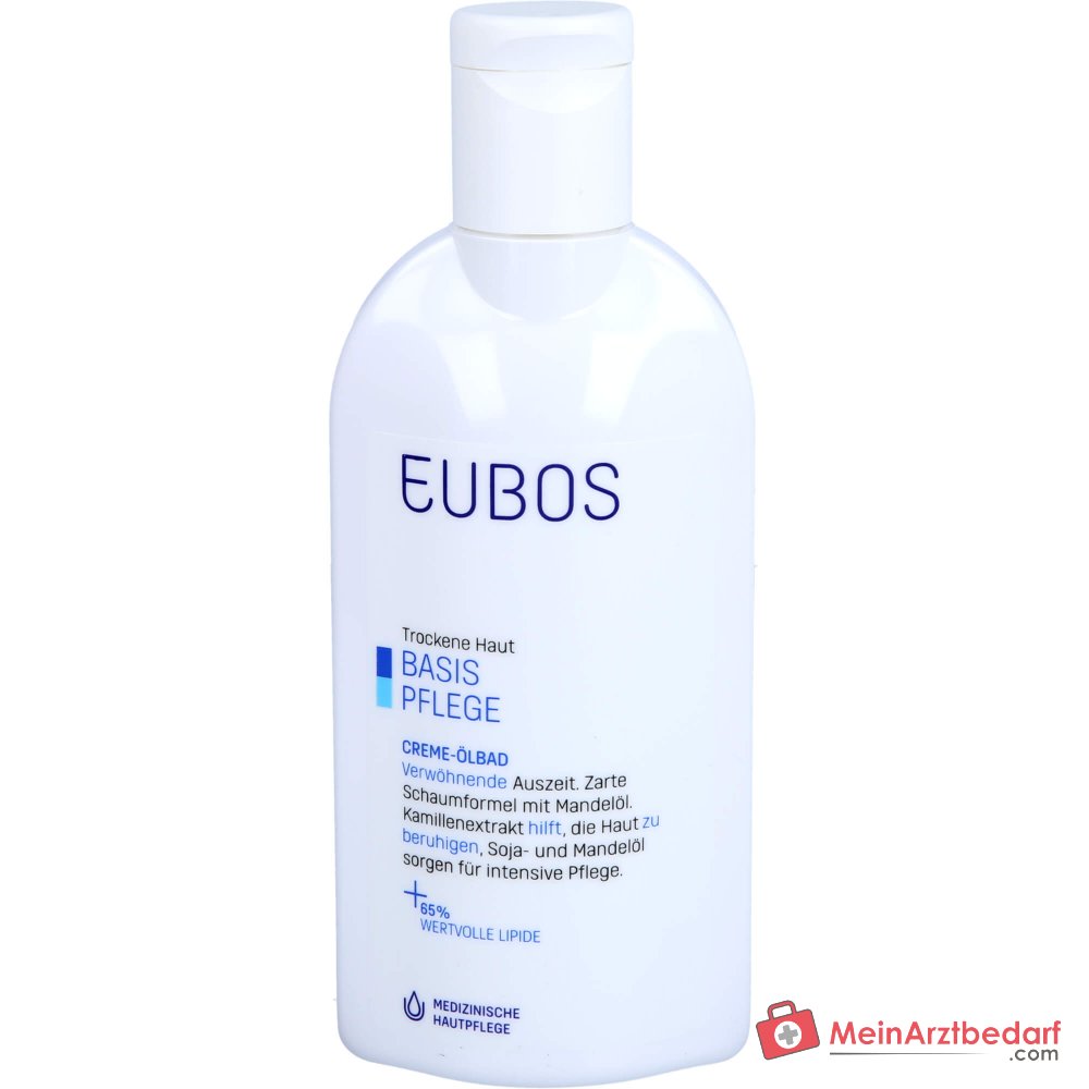 Eubos Creme Ölbad Süßmandelöl / Sojaöl / Polidocanol / Kamillenextrakt Bad, 200 ml.