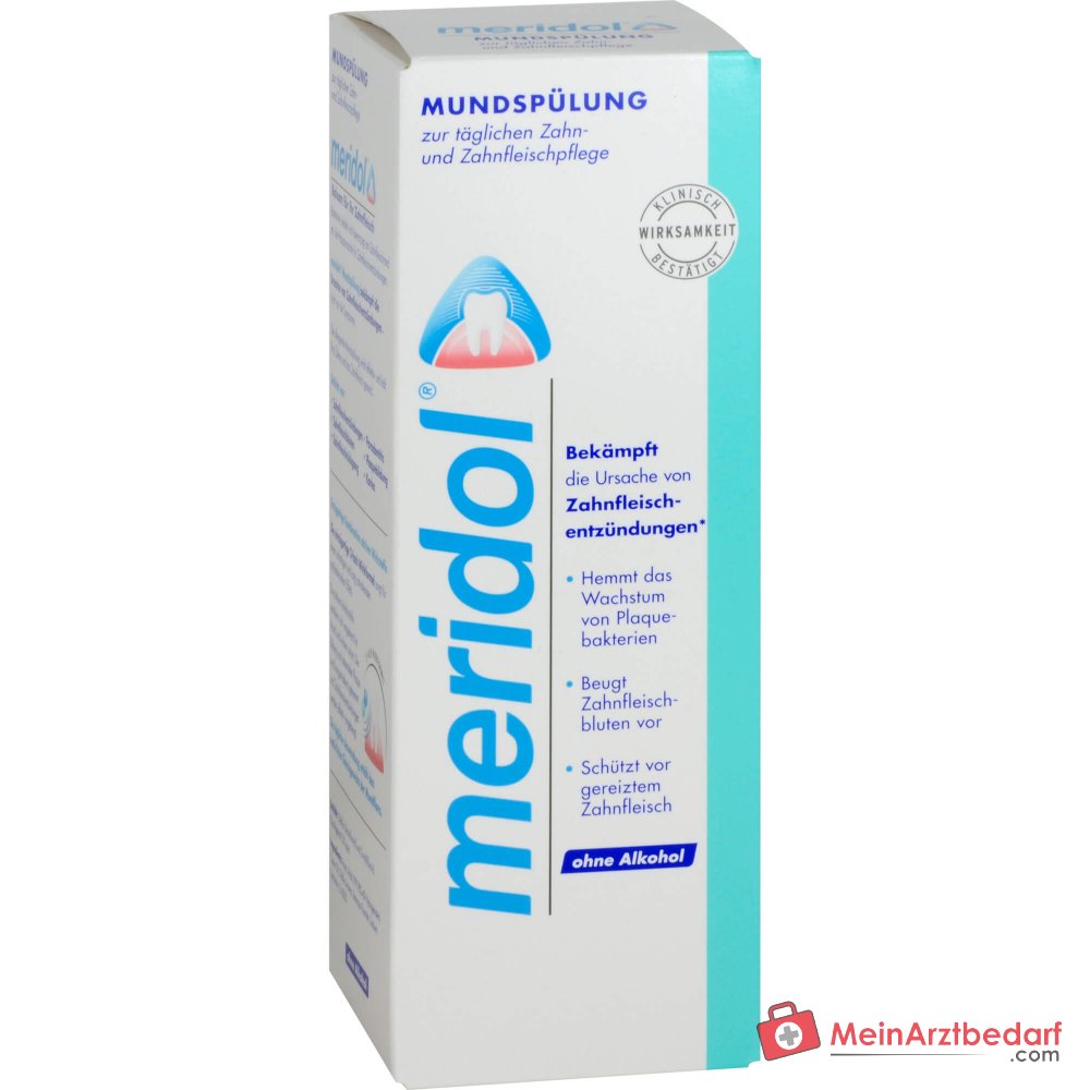 Enjuague bucal antibacteriano de protección de encías meridol, 400 ml