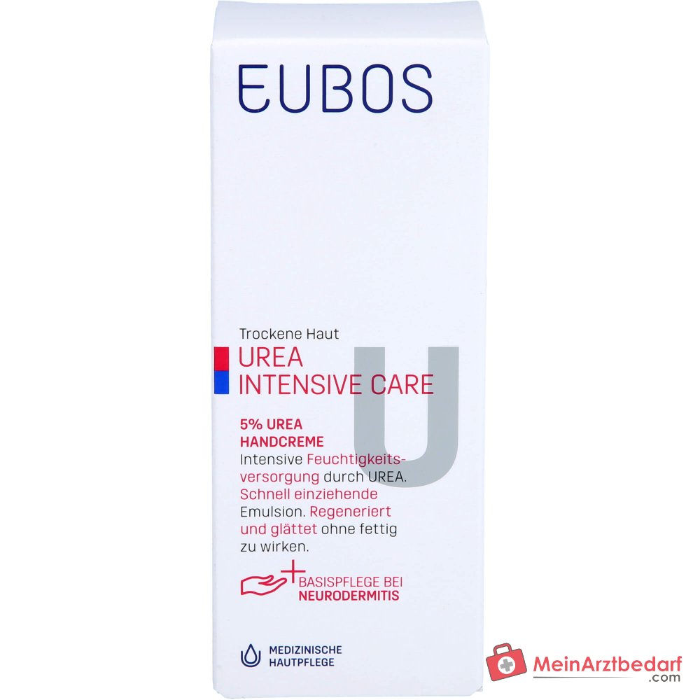 Eubos Trockene Haut Urea 5% Handcreme, 75 ml.