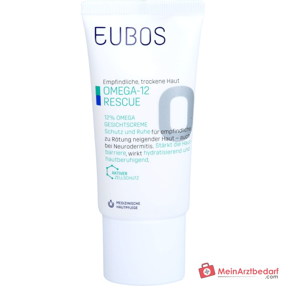 Eubos Omega Gesichtscreme Omega-3 / Omega-6 / Omega-9 Fettsäuren Creme, 50 ml.