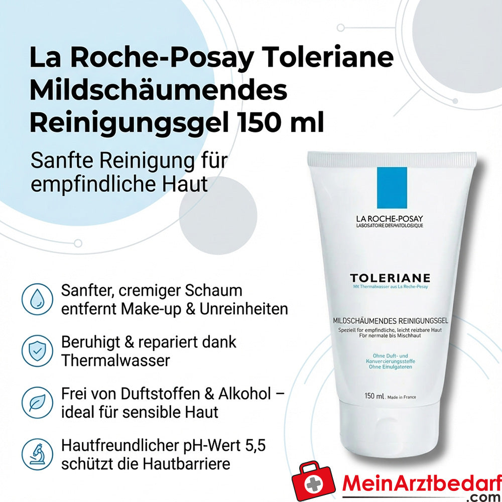 La Roche-Posay Toleriane Gel nettoyant 150 ml peau sensible