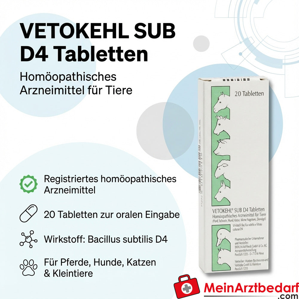 Vetokehl Sub D4, 20 St