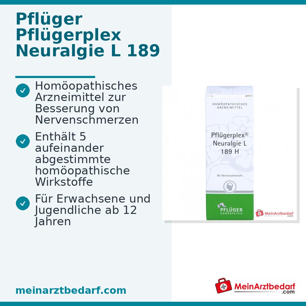 Pflügerplex Neuralgie L 189 H combinatiehomeopathisch middel oplossing 50 ml