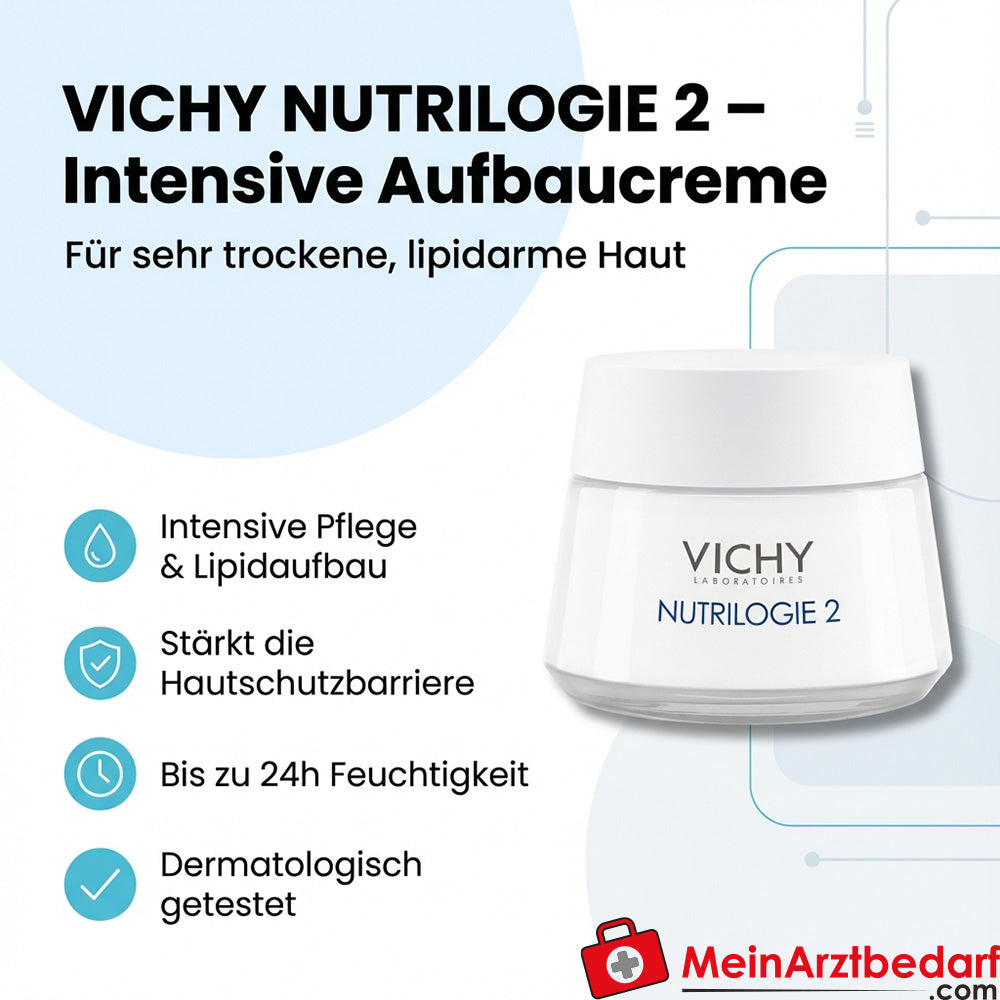 VICHY Nutrilogie 2 Gesichtscreme für sehr trockene Haut 50 ml