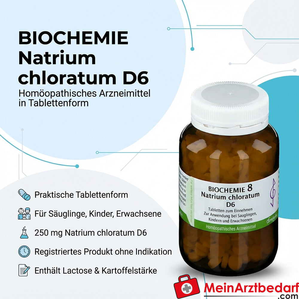 Bombastus Biochemistry Sodium chloratum D6 250 mg compresse