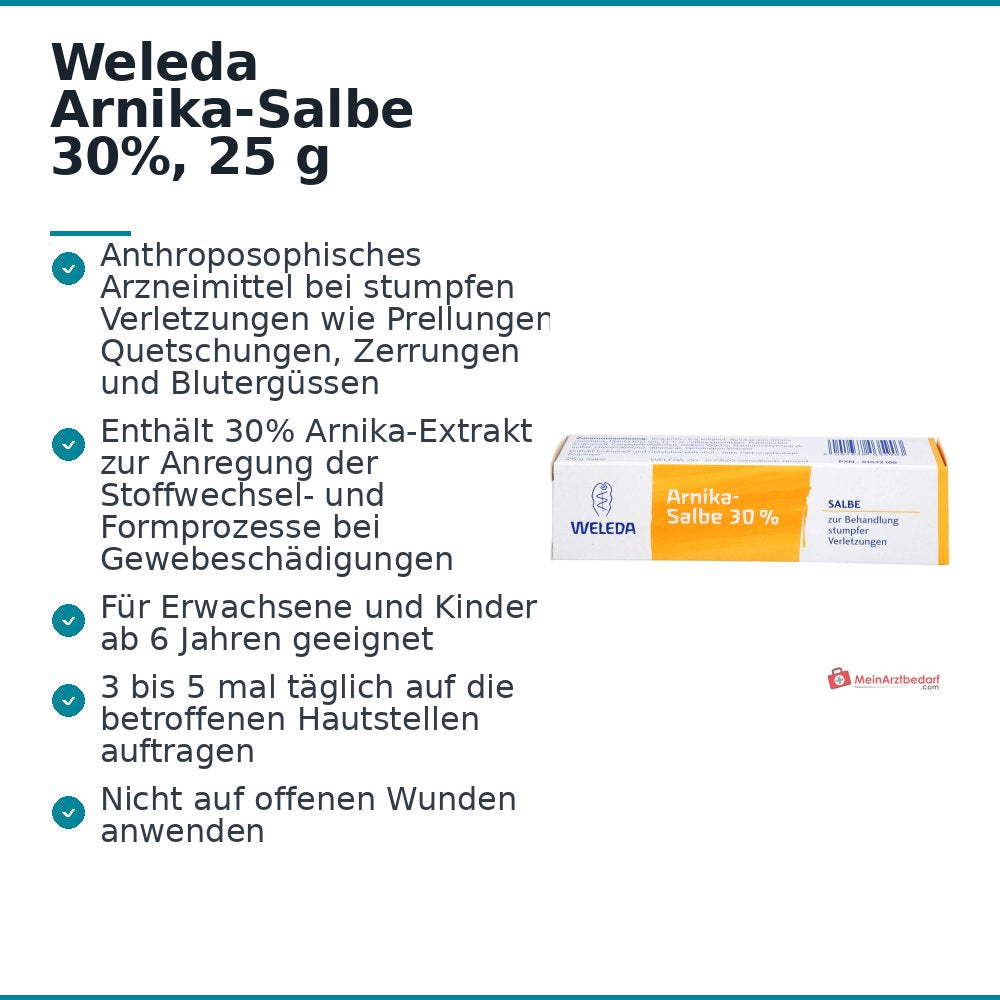 Weleda Arnica-zalf 30%, 25 g