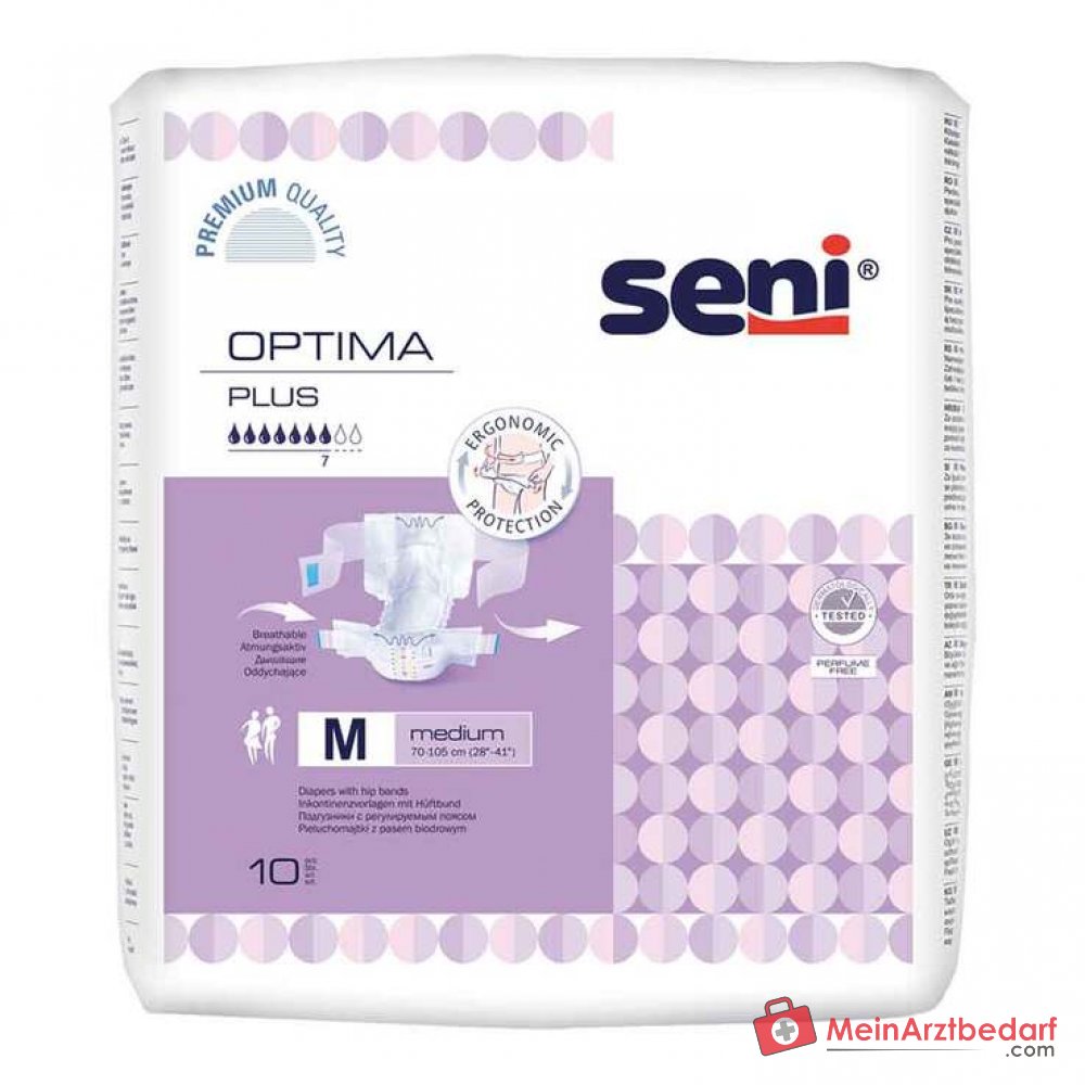 Seni Optima Plus M incontinentieonderlegger Tailleband Absorptievermogen 2.600 ml