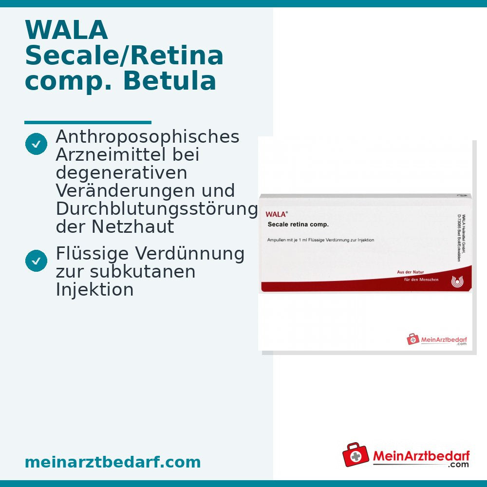 WALA Secale/Retina comp. ampoules, 10 x 1 ml