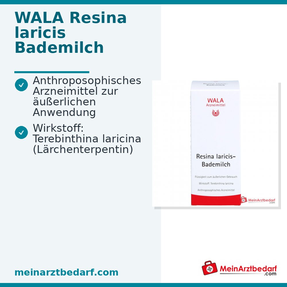 WALA Resina laricis Badmelk Terebinthina laricina Bad, 100 ml