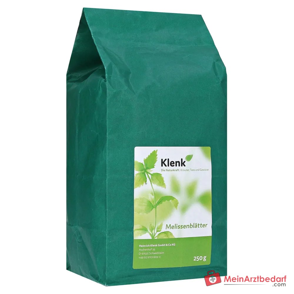 Klenk citroenmelisse bladeren thee 1000 mg theeaftreksel