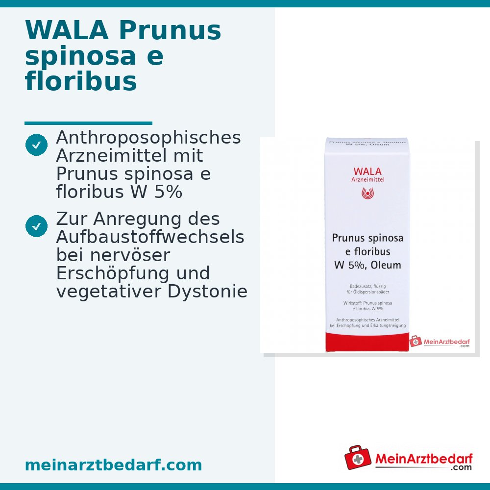 WALA Prunus spinosa olej do kąpieli z kwiatami tarniny, 100 ml
