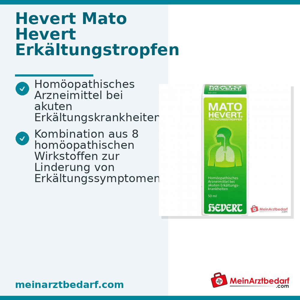 Hevert Mato Hevert krople na przeziębienie, 50 ml