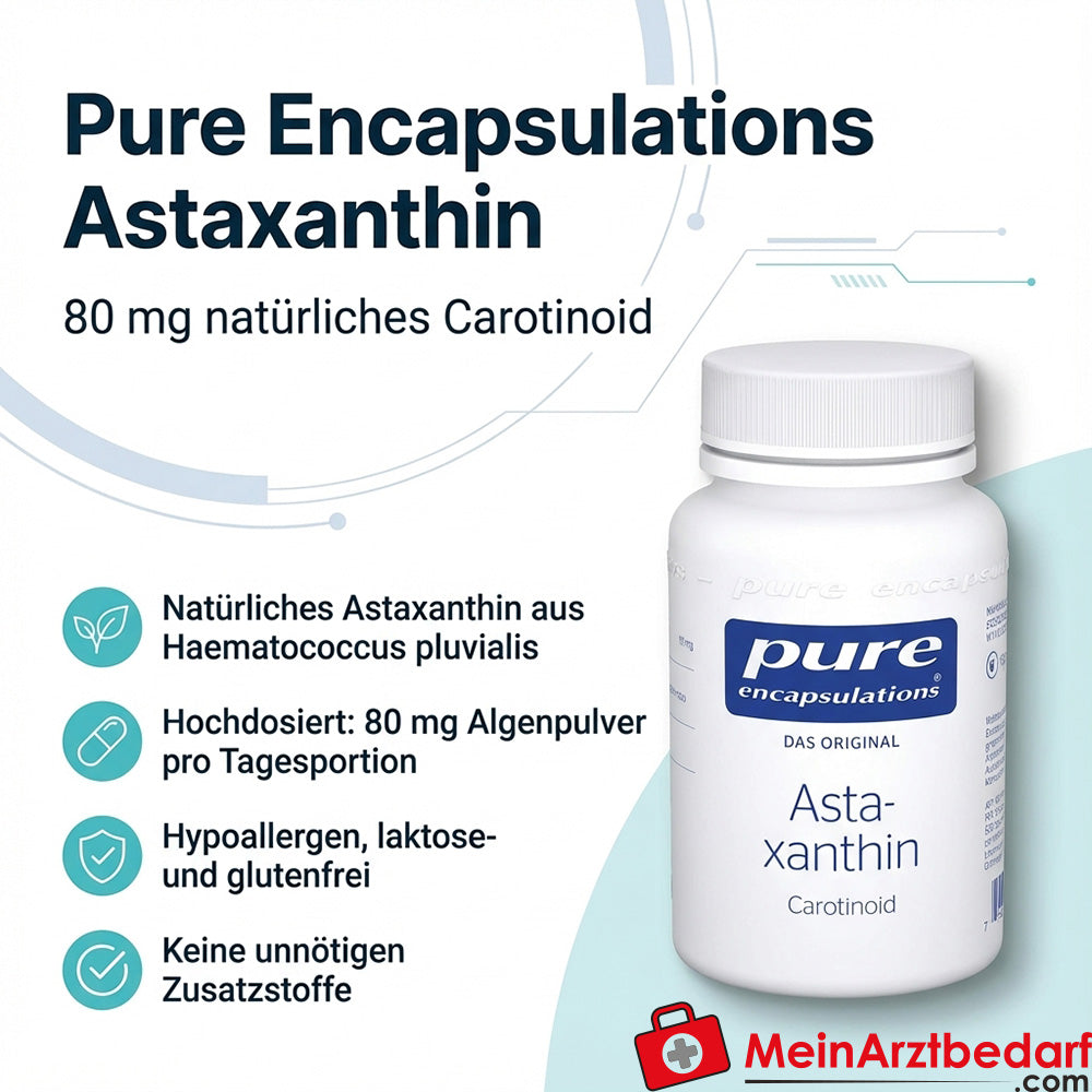 Pure Encapsulations Astaxantina 80 mg (Haematococcus pluvialis) Capsule 60 Capsule