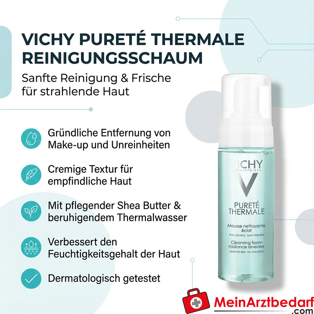 Vichy Pureté Thermale Reinigunsschaum 150 ml für empfindliche Haut