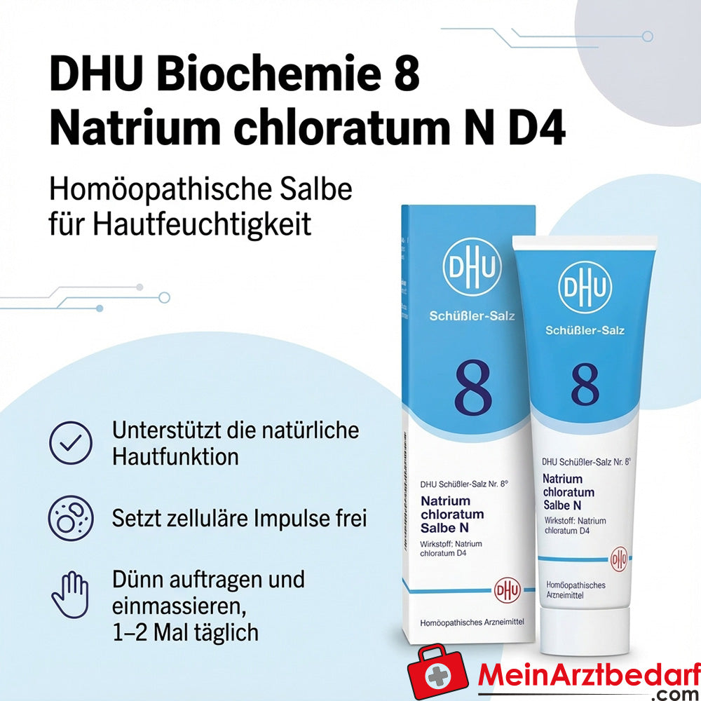DHU Sel de Schüssler biochimique n° 8 Natrium chloratum D4 pommade
