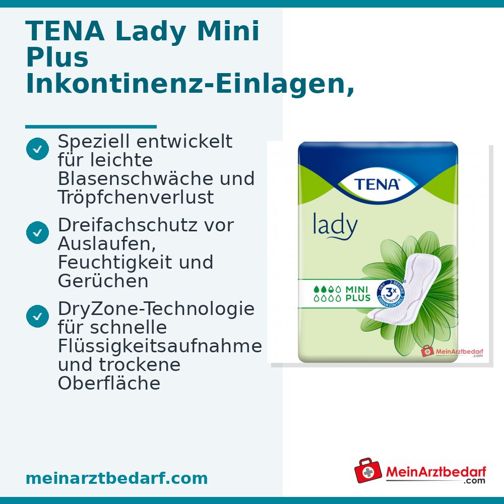 TENA Lady Mini Plus incontinentieverbanden 160 stuks (10×16)