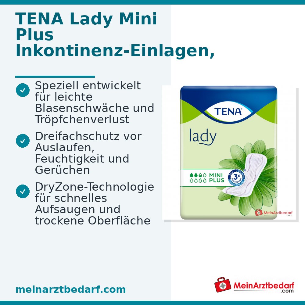 TENA Lady Mini Plus incontinentieverbanden 160 stuks (10×16)