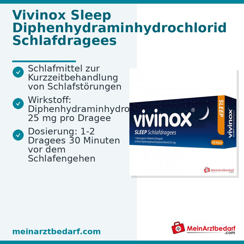 Vivinox Sleep Schlafdragees 20 Stück, 20 Stk.