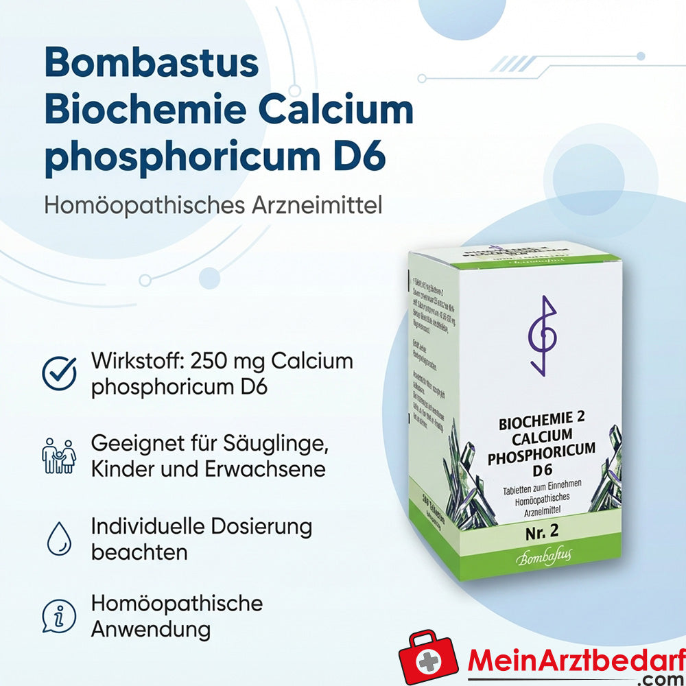 Bombastus Biochemie Calcium phosphoricum D6 250 mg Tabletten