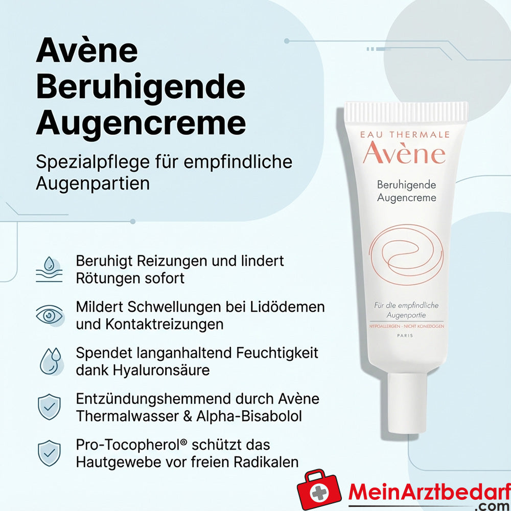 Avène Verzachtende Oogcrème met Hyaluronzuur 10 ml