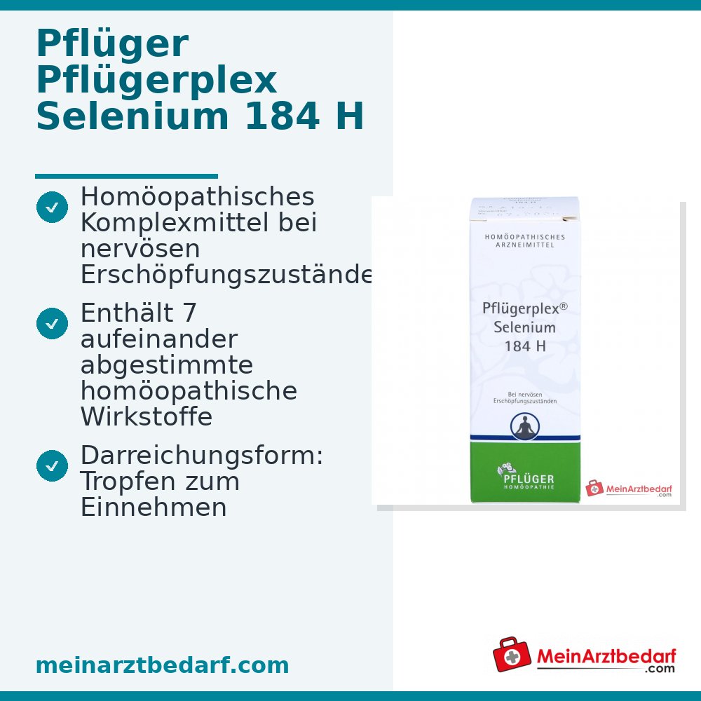 Pflügerplex Selenium 184 H Selenium metallicum solution 50 ml