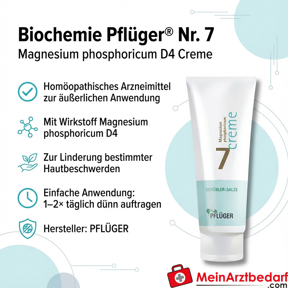 Biochemie Pflüger Nº 7 Crema de magnesio fosfórico D4