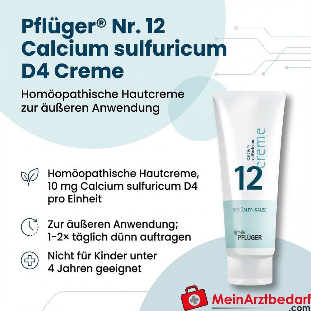 Biochemie Pflüger Nr. 12 Calcium sulfuricum D4 Creme 10 mg
