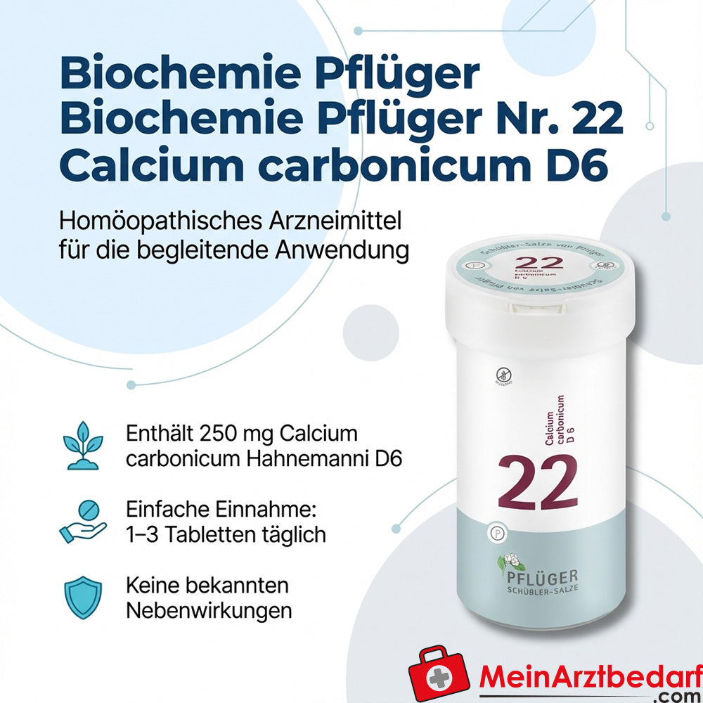 Biochemie Pflüger® N° 22 Calcium carbonicum D6 250 mg Comprimés