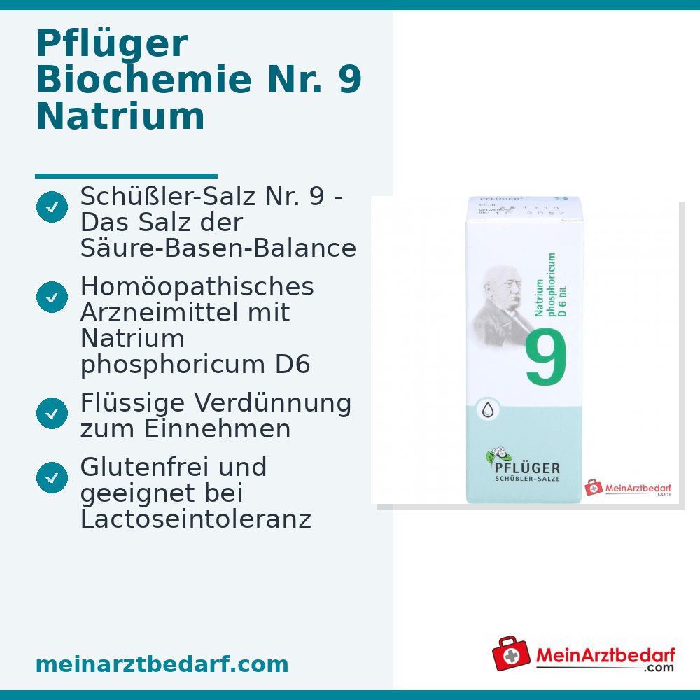 Biochimica Pflüger n. 9 Natrium phosphoricum D6 gocce 10 ml