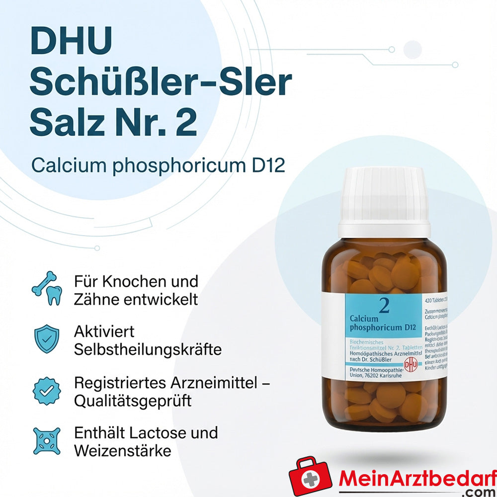 DHU Sel d'Eau N° 2 Calcium phosphoricum D12 comprimés 250 mg