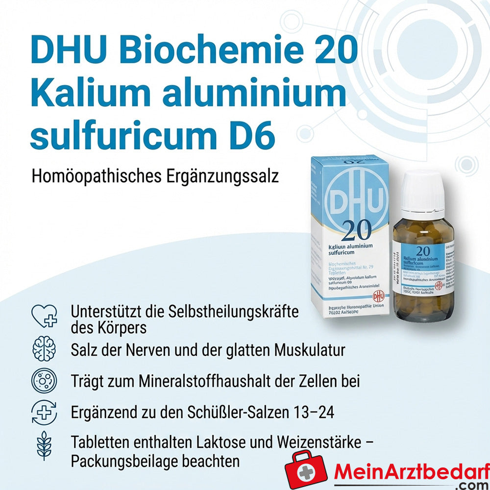 DHU Biochemistry Potassium aluminium sulphuricum D6 Tabletki