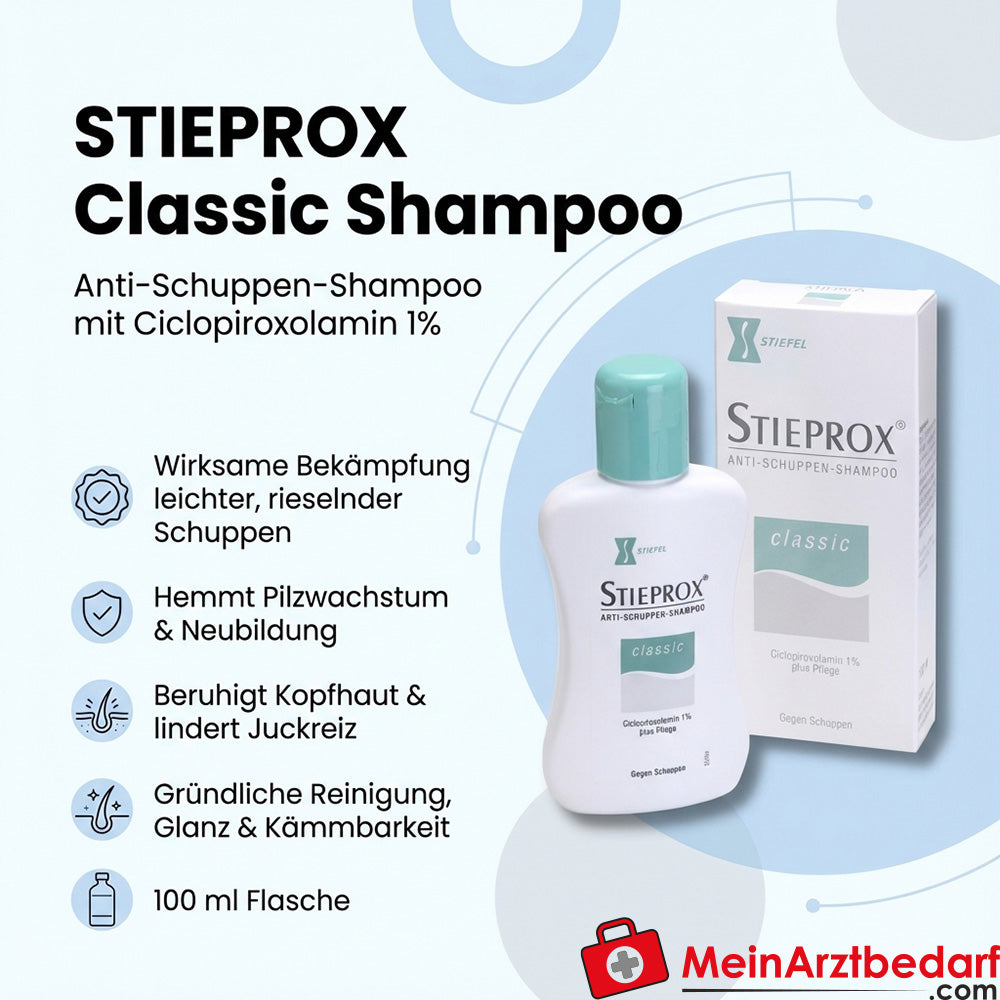 STIEPROX Classic Ciclopiroxolamin 10 mg Shampoo 100 ml
