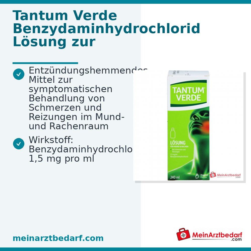 Tantum Verde Benzydamine 1,5 mg/ml solución spray