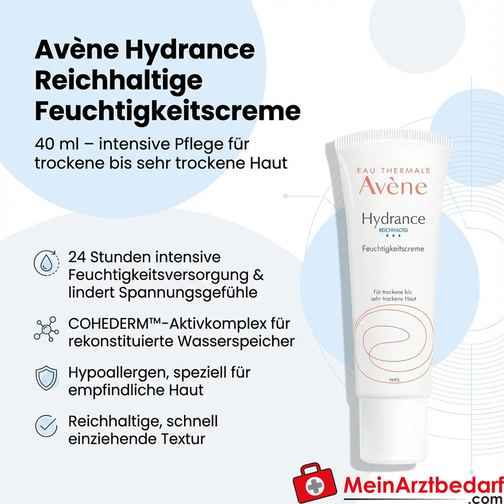 Avène Hydrance bogaty krem nawilżający 40 ml
