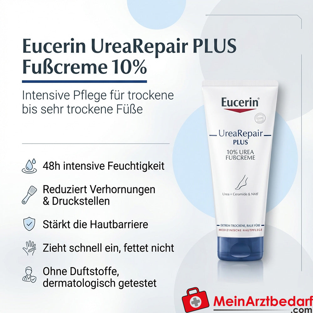 Eucerin UreaRepair PLUS Crema Piedi 10% Urea 100 ml