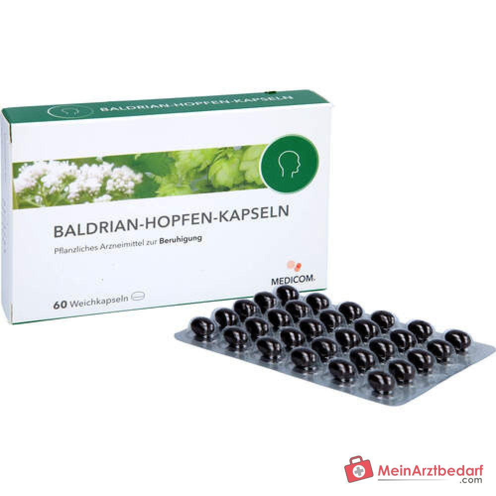 Capsules Valériane-Houblon (Valériane et Houblon) médicament à base de plantes, 60 pcs.