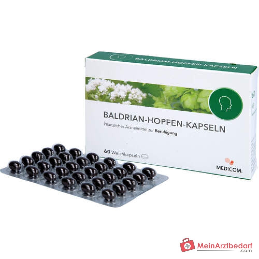 Capsules Valériane-Houblon (Valériane et Houblon) médicament à base de plantes, 60 pcs.