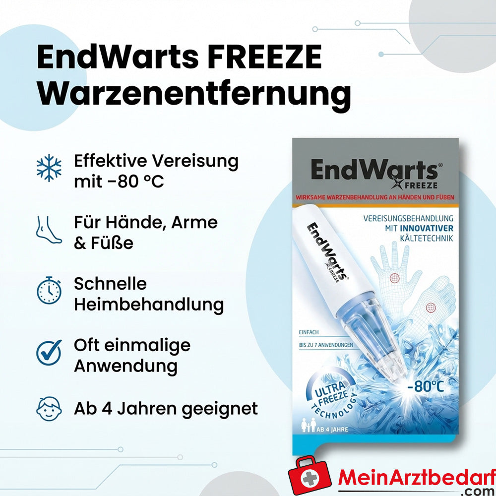 EndWarts FREEZE Ijsmiddel Lachgas (N2O) 7.5 g