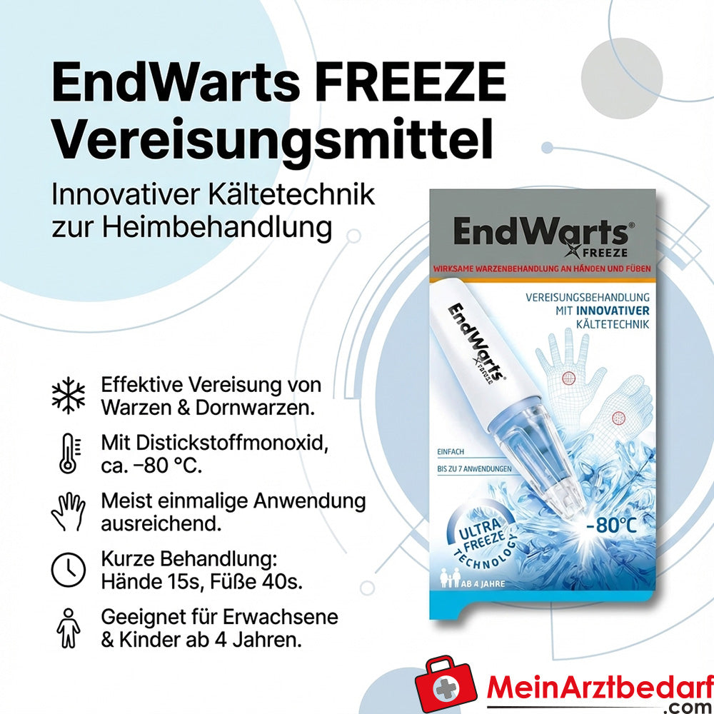 EndWarts FREEZE Ijsmiddel Lachgas (N2O) 7.5 g