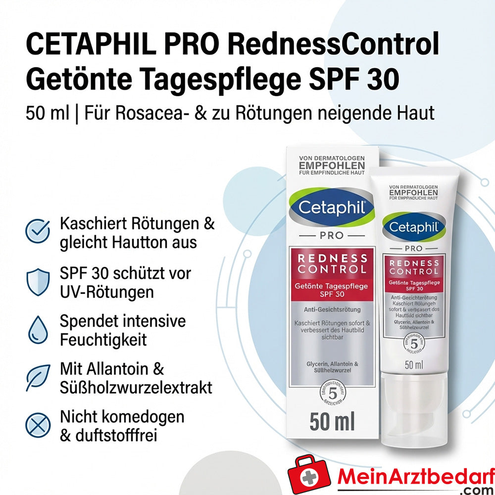 CETAPHIL PRO RednessControl krem koloryzujący na dzień SPF 30 50 ml