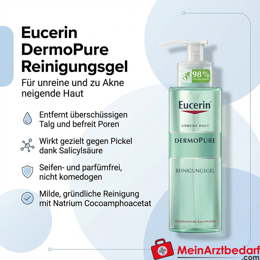 Eucerin DermoPure Reinigingsgel Salicylzuur 200 ml