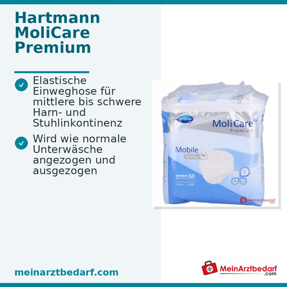 MoliCare Premium Mobile 6 druppels Gr. M wegwerp-pull-up 3 x 14 stuks