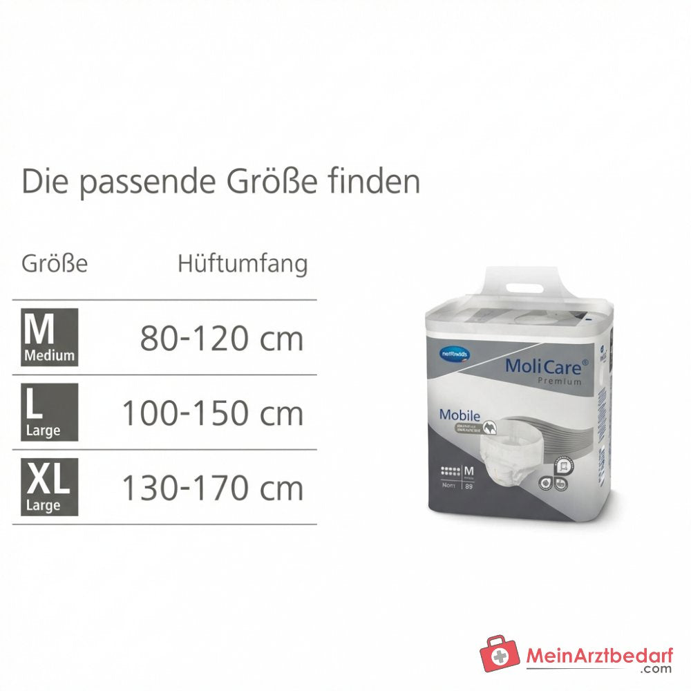 PAUL HARTMANN MoliCare Premium Mobile 8 gouttes culotte jetable, taille M, 3x14 pièces