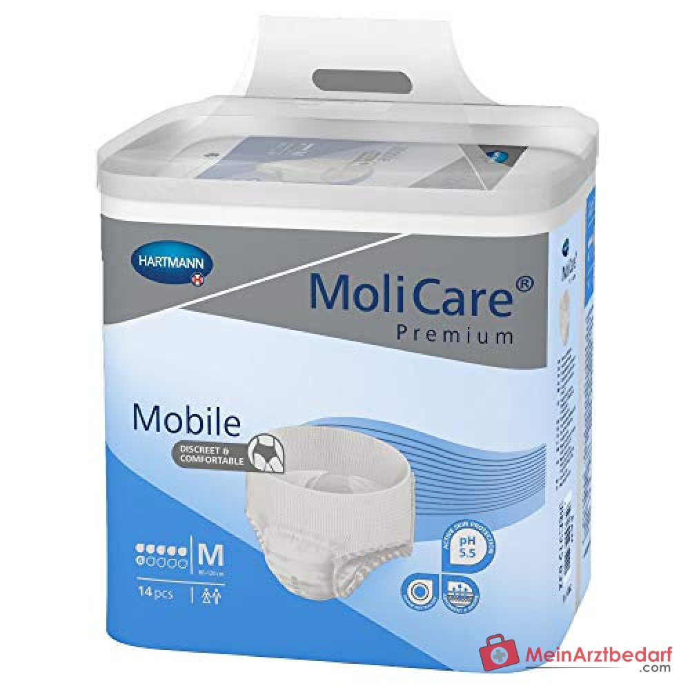 PAUL HARTMANN MoliCare Premium Mobile 8 gouttes culotte jetable, taille M, 3x14 pièces