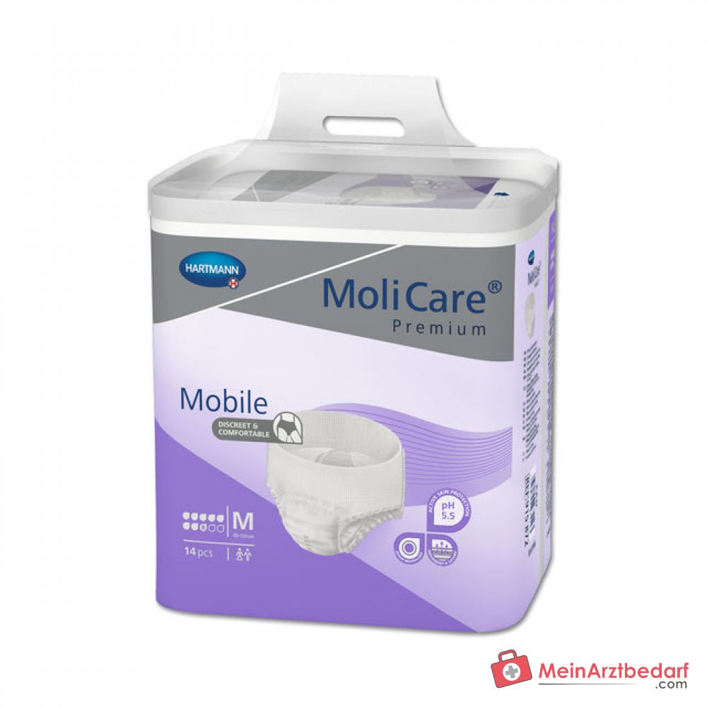 PAUL HARTMANN MoliCare Premium Mobile 8 gouttes culotte jetable, taille M, 3x14 pièces