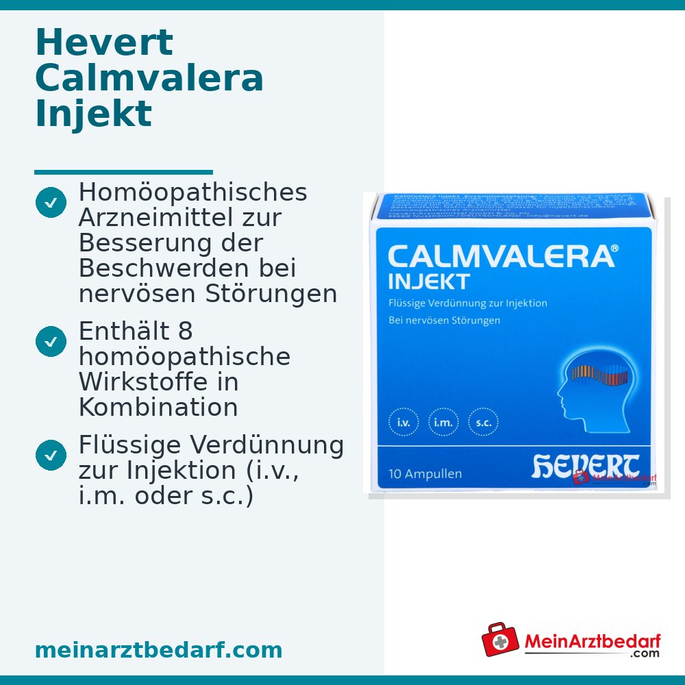 Hevert Calmvalera Injekt, 10 ampoules