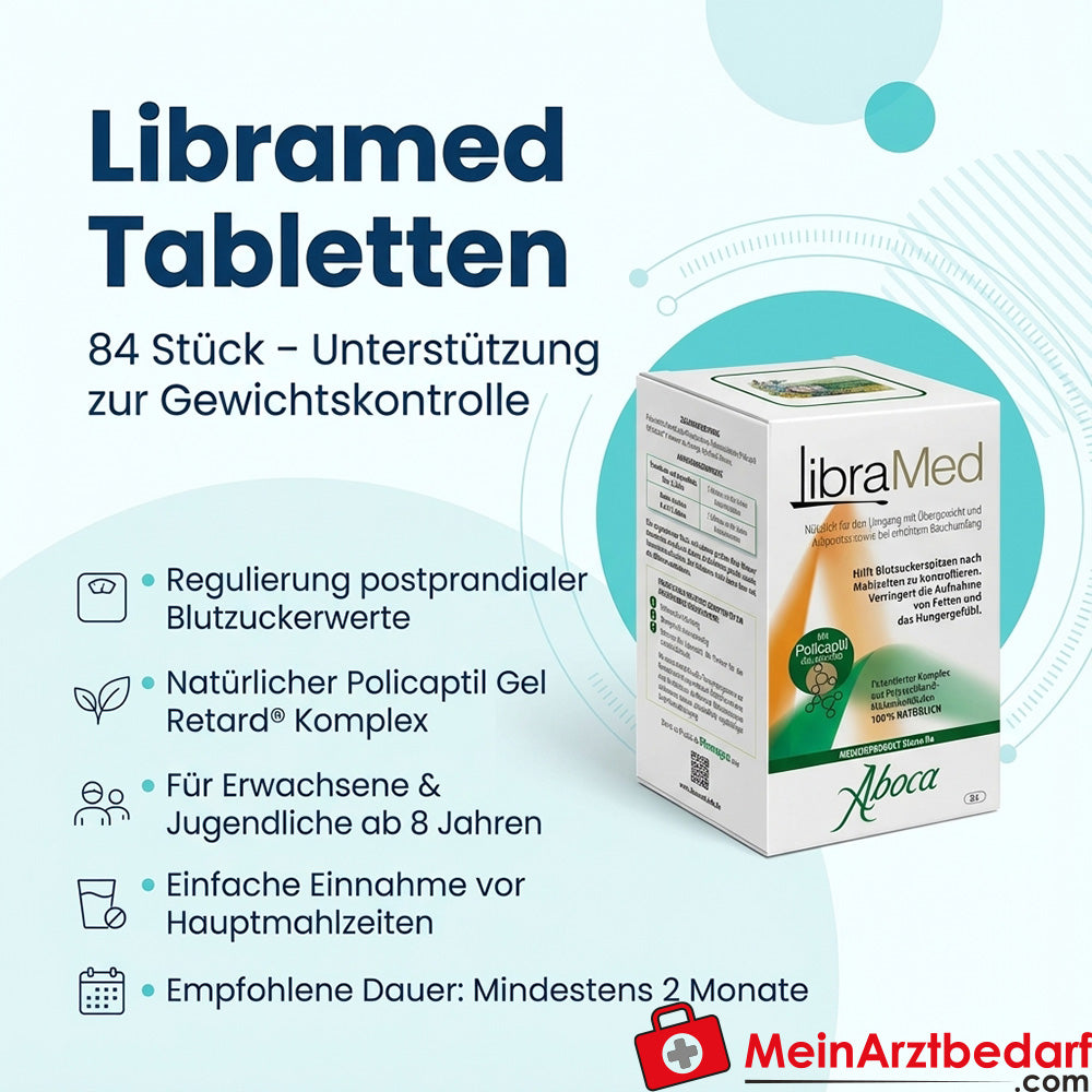 Libramed Policaptil Gel Retard Comprimés de polysaccharides 84 pièces