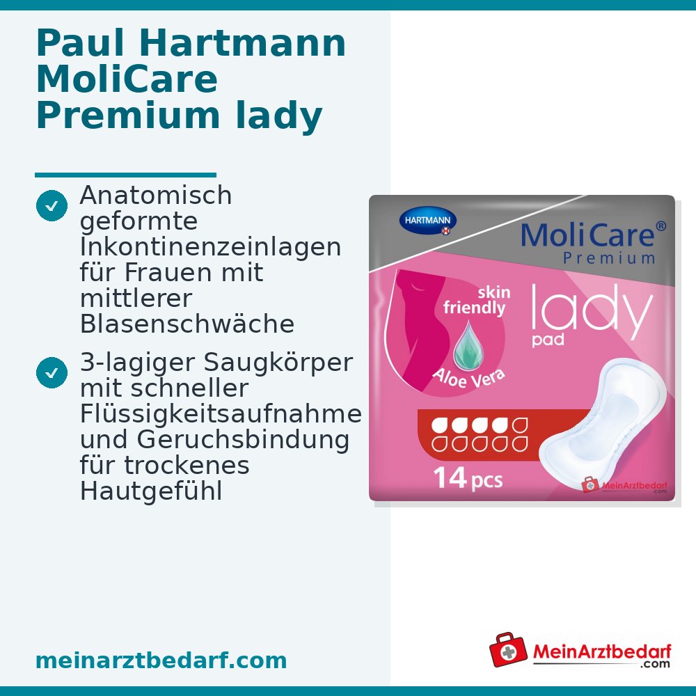 MoliCare Premium dames onderlegger 4 druppels onderlegger voor vrouwen incontinentie