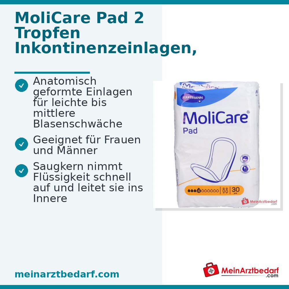 MoliCare Pad 4 gouttes protections urinaires 28 pièces